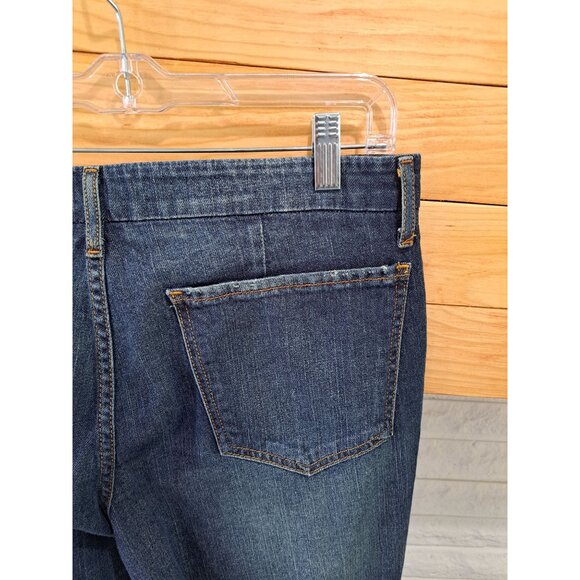 Womens Mossimo Size 14 Blue Denim Stretch Bootcut Jeans Stretch Western Rodeo - Picture 5 of 12